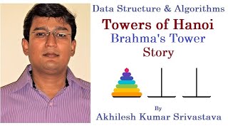 1024 Towers of Hanoi Story behind it Brahmas Tower [upl. by Betsey]