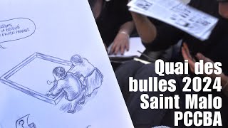 Quai des bulles saintmalo 2024  QDB2024 [upl. by Ecnarf]