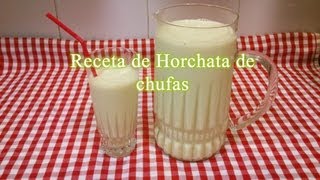 Horchata de chufas Valenciana receta fácil y tradicional [upl. by Naahsar]