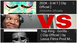 Reaction To Algerian Rappers Trap King Gorilla Vs ZEDK  DMT Clip Officiel 🔥🇩🇿  Kashareaction [upl. by Othilia976]