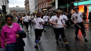 The Morris Dancers in Covent Garden London Saturday 21st October 2023 [upl. by Nama218]