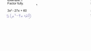 Factoring Quadratics with GCF [upl. by Luise]