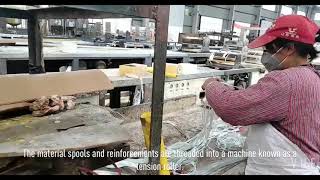 Production Process of FRP Pultruded Grating [upl. by Mungovan54]