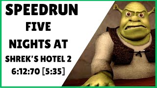 FIVE NIGHTS AT SHREKS HOTEL 2 SPEEDRUN 61270 535 RETIMED [upl. by Eniarda]