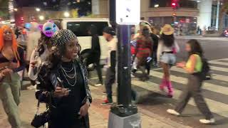 U Street North West in Washington DC  Celebrates Halloween 🎃 2024 [upl. by Eadmund783]