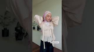 The most beautiful hijab styling Ive ever seen hijab girlies need to learn this hijabtutorial2024 [upl. by Allecnirp]