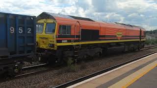 66605 Ferrybridge C power station to Northenden at Wakefield kirkgate 8724 [upl. by Emyam525]