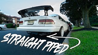 STRAIGHT PIPED D16Y8 CIVIC [upl. by Omora69]