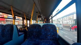 Short Journey on the Route 663  Thornton Heath Pond Bus Garage  Thornton Heath Station [upl. by Ahsenre]