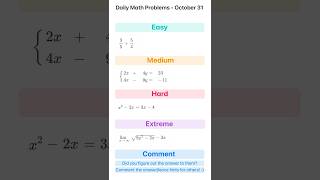 Daily Math  10312024 [upl. by Ainorev]