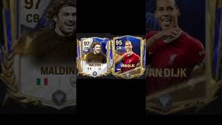 🇱🇺Van dijk vs 🇮🇹maldini fifa football icon fifamobile soccer fcmobile music easports [upl. by Nillok]