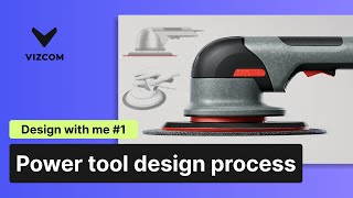 Design with me 1  Handheld sander power tool device design process [upl. by Odilia776]