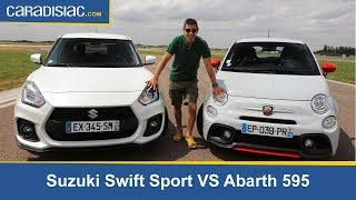 Comparatif Abarth 595 vs Suzuki Swift par Soheil Ayari [upl. by Childers]