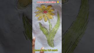 music love song cover drawing drawing4kids yellowsunflower shortsvideo viralreels [upl. by Schnorr]