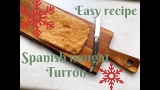 How to make a very easy version of Turrón de Jijona  turrón blando  Spanish nougat [upl. by Nicolle897]