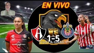 TUDN  Atlas vs Chivas 1  5 En Vivo Live 🔴goles 2024  Liga MX Femenil [upl. by Adne]