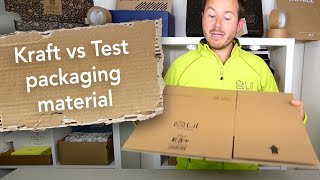 What is test liner box material and how is it different to virgin kraft Lil packaging eCommerce FAQ [upl. by Scuram]