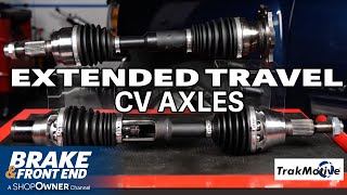 Extended Travel CV Axles [upl. by Si]