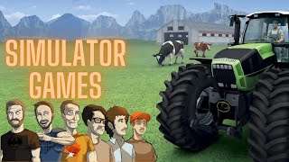 Inside Gaming amp Funhaus Play Simulator Games Redux [upl. by Annoynek832]