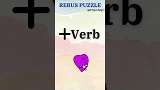 Rebus Puzzles puzzle shortvideo [upl. by Levinson]