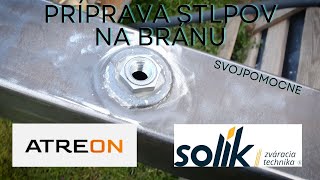 Príprava stlpov na bránu  rekonstrukcia oplotenia a brány svojpomocne 6 ✌ [upl. by Ojibbob703]