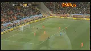 Gol Iniesta  Final Mundial 2010  Holanda vs España  Narrado por radios y televisiones [upl. by Wanids]