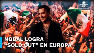 Christian Nodal arranca gira por Europa enamorado de Ángela Aguilar [upl. by Eceerahs]