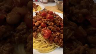 Spaghetti bolognaise shorts spaghettirecipe foodshort [upl. by Oria]