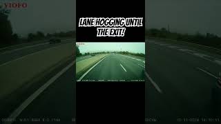 Lane hogging cars automobile dashcamvideos roadrage baddrivers viofo baddriving [upl. by Nangem]