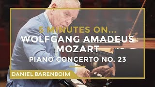 5 Minutes On Mozart  Piano Concerto No 23  Daniel Barenboim subtitulado [upl. by Irt792]