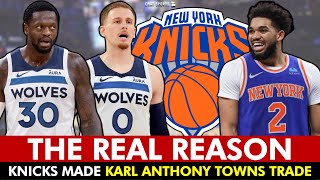 The REAL REASON Why Knicks Made Karl Anthony Towns For Julius Randle amp Donte DiVincenzo Trade [upl. by Sarnoff]