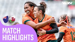 Australia put on a RUTHLESS performance 😱  Australia v Wales  Highlights  WXV 2 [upl. by Washburn]