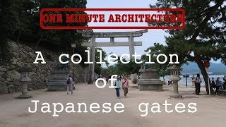 Torii A collection of Japanese Gates [upl. by Enelyk275]