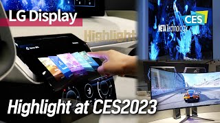 CES 2023 Highlight LG Displays most innovative technology [upl. by Axe]