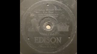 Louisiana Five  Yelping Hound Blues Thomas Edison Diamond Disc Record [upl. by Hawger]