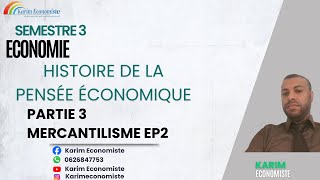 Histoire de la pensée économique S3 Economie Partie 3 [upl. by Anolahs]