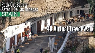 Spains Rock Cut Beauty  Andalusias White Town Built In The Rocks Setenil De Las Bodegas [upl. by Aneris423]