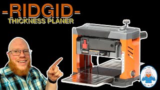 RIDGID 13 THICKNESS PLANER REVIEW ridgidtools ridgid woodworking carpentrytools [upl. by Christophe478]