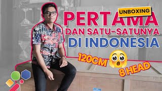 UNBOXING MESIN DTF 8 HEAD PERTAMA DI INDONESIA [upl. by Ezar]