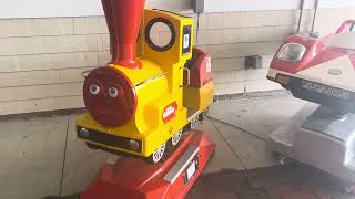 Bafco 1988 mini train kiddie ride at Kittery Premium Outlets muted [upl. by Eceerahs477]