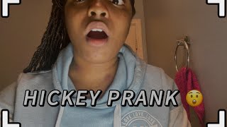 HICKEY PRANK ON BOYFRIEND Must watch HE HILARIOUS 😭😭 [upl. by Bobette]