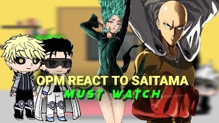 Opm react to saitama  Gacha reaction  Movie [upl. by Ranique314]