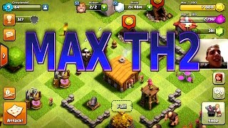 Clash Of Clans  MAX TOWN HALL 2 BASE [upl. by Nirahs]