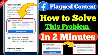 Flagged Content Facebook  Facebook Page Flagged Content  Facebook Flagged Content Kya Hota Hai [upl. by Roel]