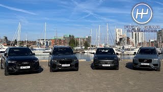 Big SUVs Death Match PT1 Porsche Cayenne Volvo XC90 Audi Q7 and BMW X5  Fifth Gear [upl. by Yaresed]