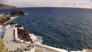 LIVE Lido Bathing Complex HD Webcam  Piscinas do Lido Frente MarFunchal  Madeiraweb [upl. by Hazeghi382]