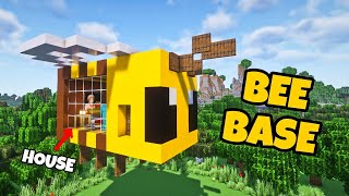 Minecraft How to make Giant Bee Base [upl. by Alhak]