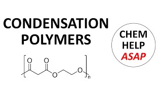 condensation polymers [upl. by Orlina]