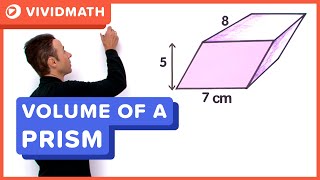 Volume of a Prism  VividMathcom [upl. by Elbertine735]