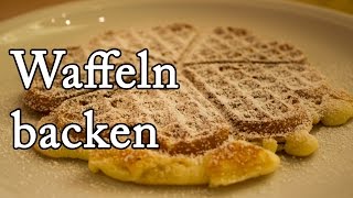 Anleitung Waffeln backen Rezept Tutorial VMTV Kochstudio 6 HD [upl. by Atalante]